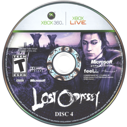 Lost Odyssey disc 4 for Xbox 360 (X360) role-playing video game