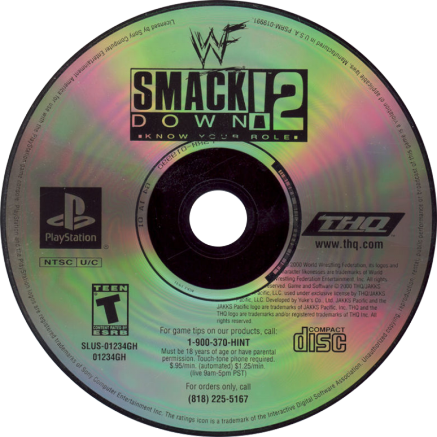 WWF SmackDown Greatest Hits PlayStation 1 PS1 for retro video game enthusiasts featuring professional wrestling gameplay iconic WWF Superstars fast paced ring action signature moves season mode multiplayer matches and collectible gaming appeal disc 