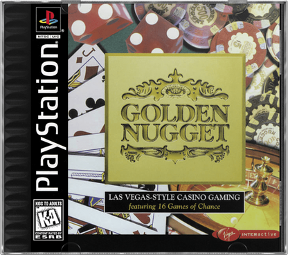 Golden Nugget cover art for PlayStation 1 PS1 video game