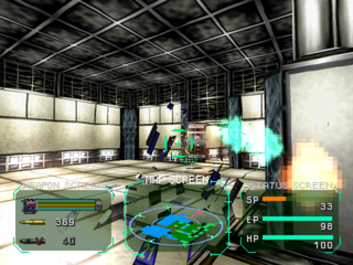 Epidemic retro sci-fi vehicular combat shooter game for PlayStation 1 (PS1) gameplay