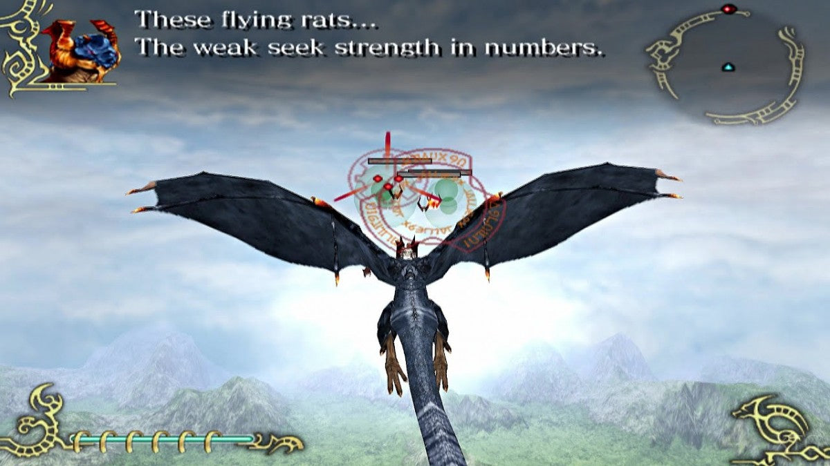 Drakengard 2 PS2 Sony PlayStation 2 action RPG fantasy sequel dragon riding aerial combat hack and slash ground battles Square Enix story driven gameplay multiple endings medieval setting retro gaming PlayStation 2 software video game title gameplay