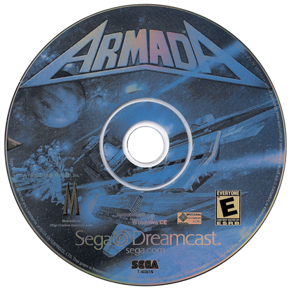 Armada Sega Dreamcast retro video game space shooter RPG disc