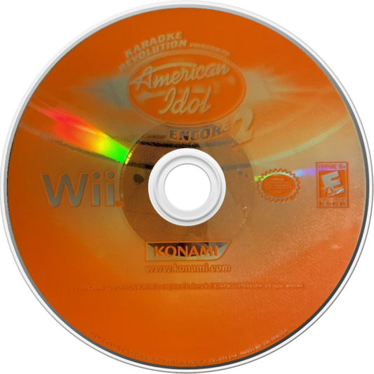 Karaoke Revolution: American Idol Encore 2 – Nintendo Wii (Wii) karaoke rhythm music video game disc