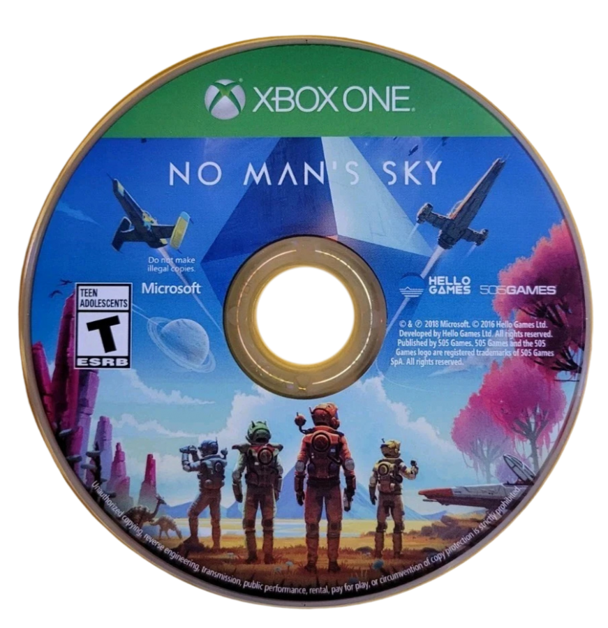No Man’s Sky disc for Xbox One (XONE) action-adventure survival video game