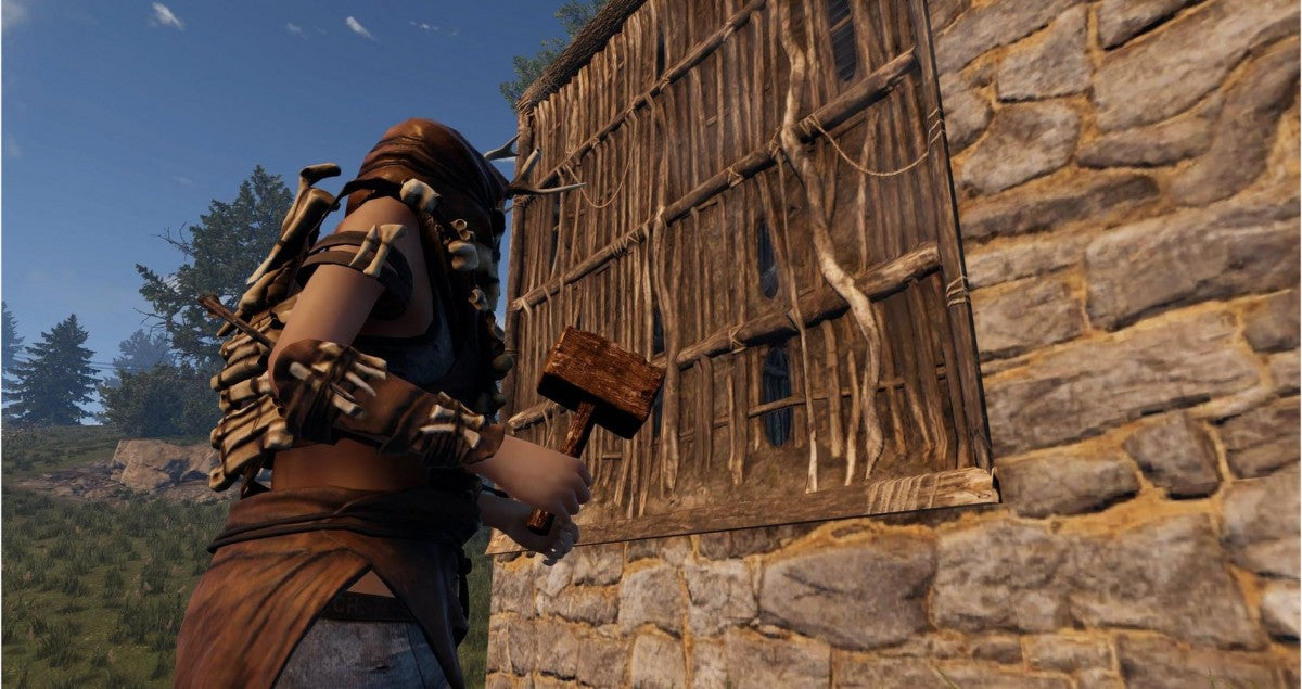 Rust [Console Edition] gameplay for Xbox Series X (XSX) survival action video game