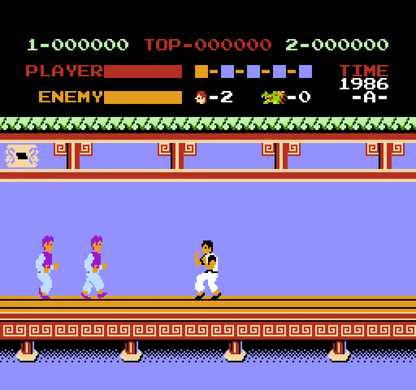 Kung Fu [5 Screw] gameplay image for Nintendo Entertainment System (NES) retro video game
