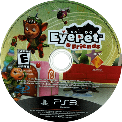 Eyepet & Friends disc for PlayStation 3 (PS3) video game