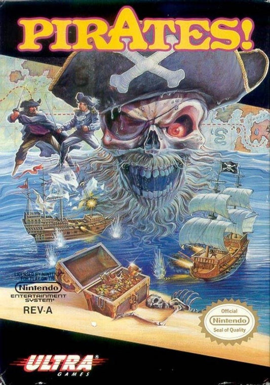 Pirates cover art for Nintendo Entertainment System (NES) video game