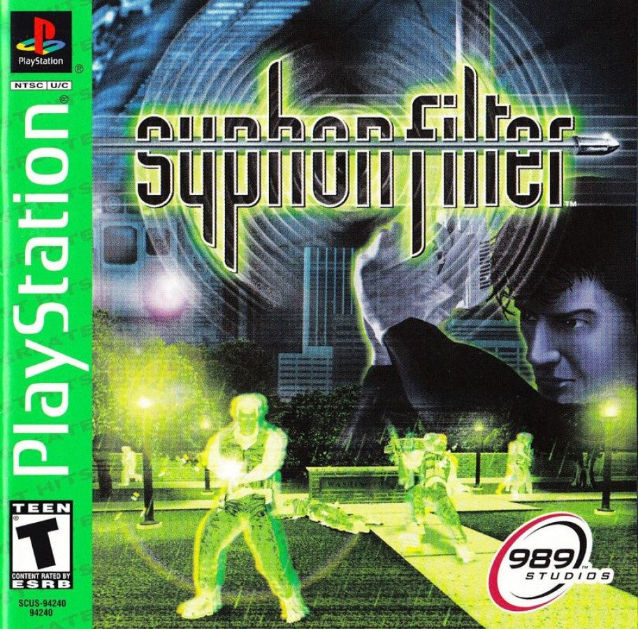 Syphon Filter [Greatest Hits] – PlayStation 1 (PS1) cover art for retro video game