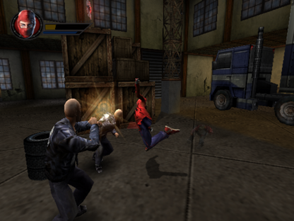 Spider-Man – PlayStation 2 (PS2) video game gameplay, action-adventure superhero game.