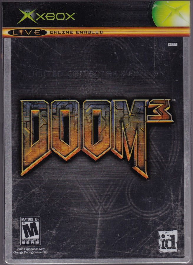 Doom 3 [Collector's Edition Steelbook] – Xbox (XBOX) cover art for video game for XBOX