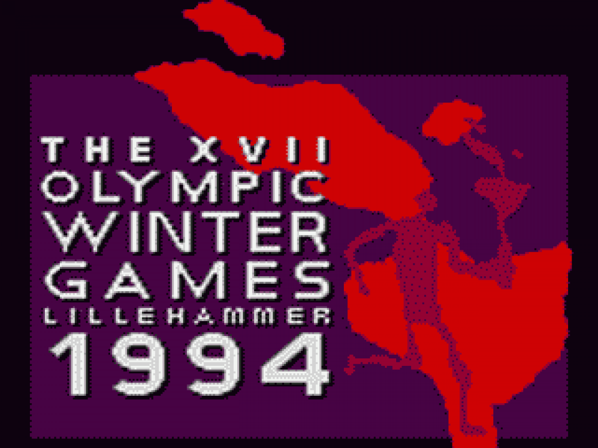 Winter Olympic Games: Lillehammer '94title screen for Sega Game Gear (GG) video game