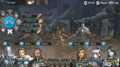 Stranger of Sword City Limited Edition PS Vita game featuring turn-based RPG gameplay and collectible bonus content gameplay