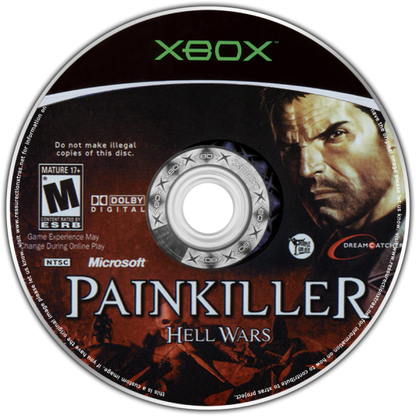 Painkiller: Hell Wars disc art for Xbox (XBOX) video game
