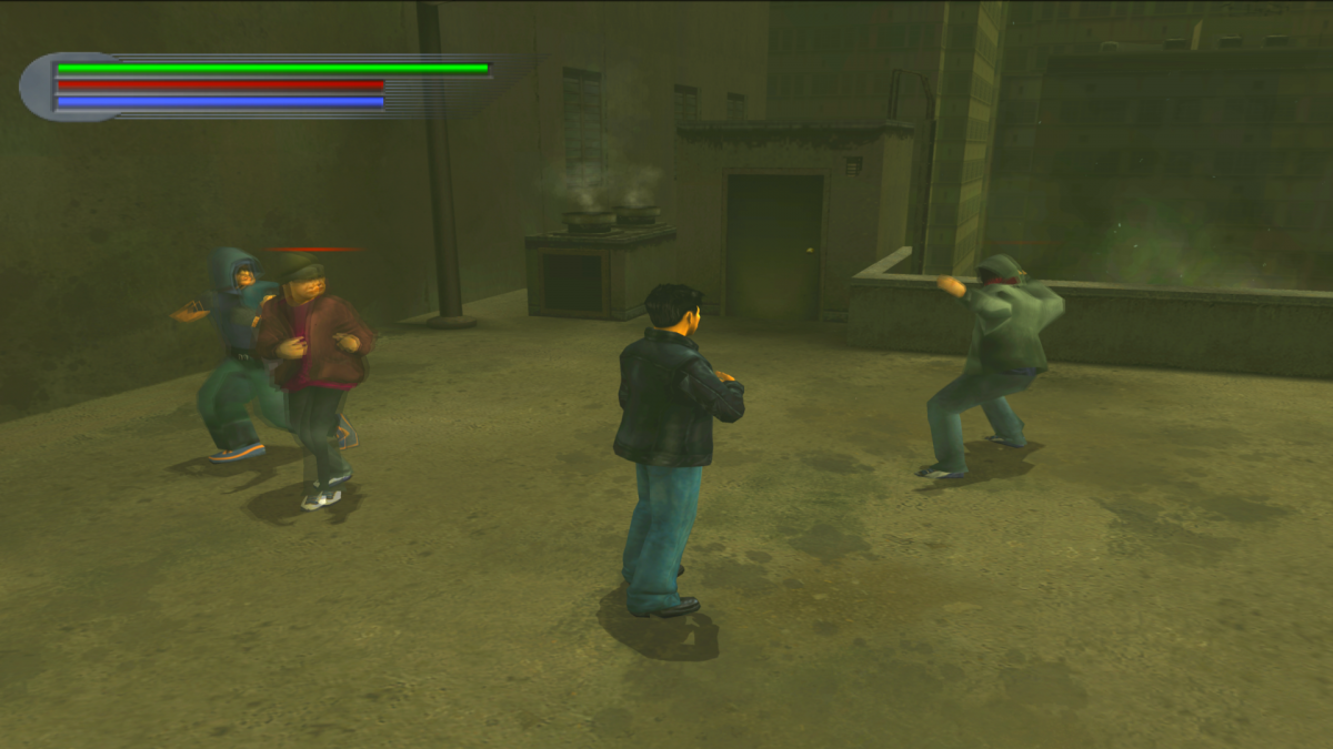 Rise to Honor Greatest Hits PlayStation 2 Jet Li first video game starring role Kit Yun undercover cop martial arts action analog stick combat system 360-degree fighting Corey Yuen choreography motion captured moves Hong Kong to San Francisco journey cinematic brawler environmental weapons adrenaline attacks Sony first-party exclusive gameplay screenshot