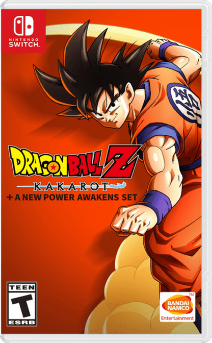 Dragon Ball Z Kakarot plus A New Power Awakens Set cover art for Nintendo Switch NS video game