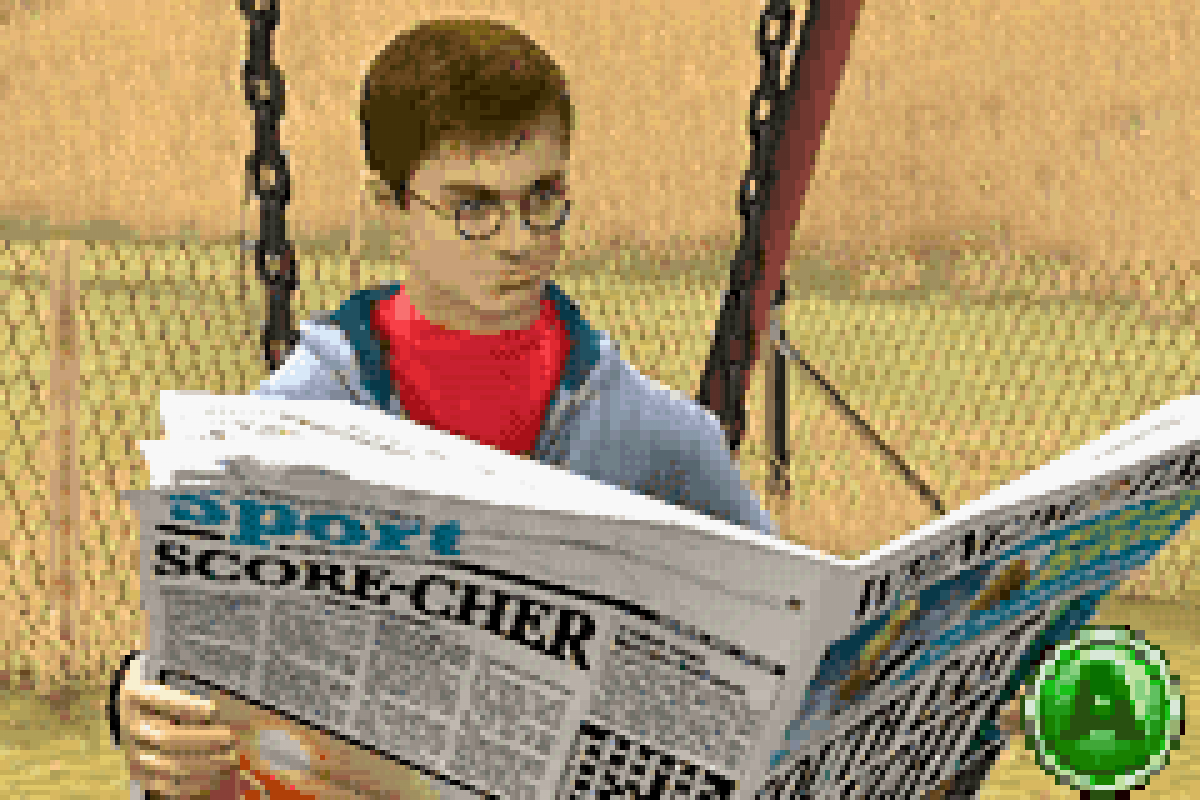 Harry Potter and the Order of the Phoenix for Game Boy Advance, gameplay for an action-adventure video game with spell casting, exploration, mission-based gameplay, and wizarding world storyline