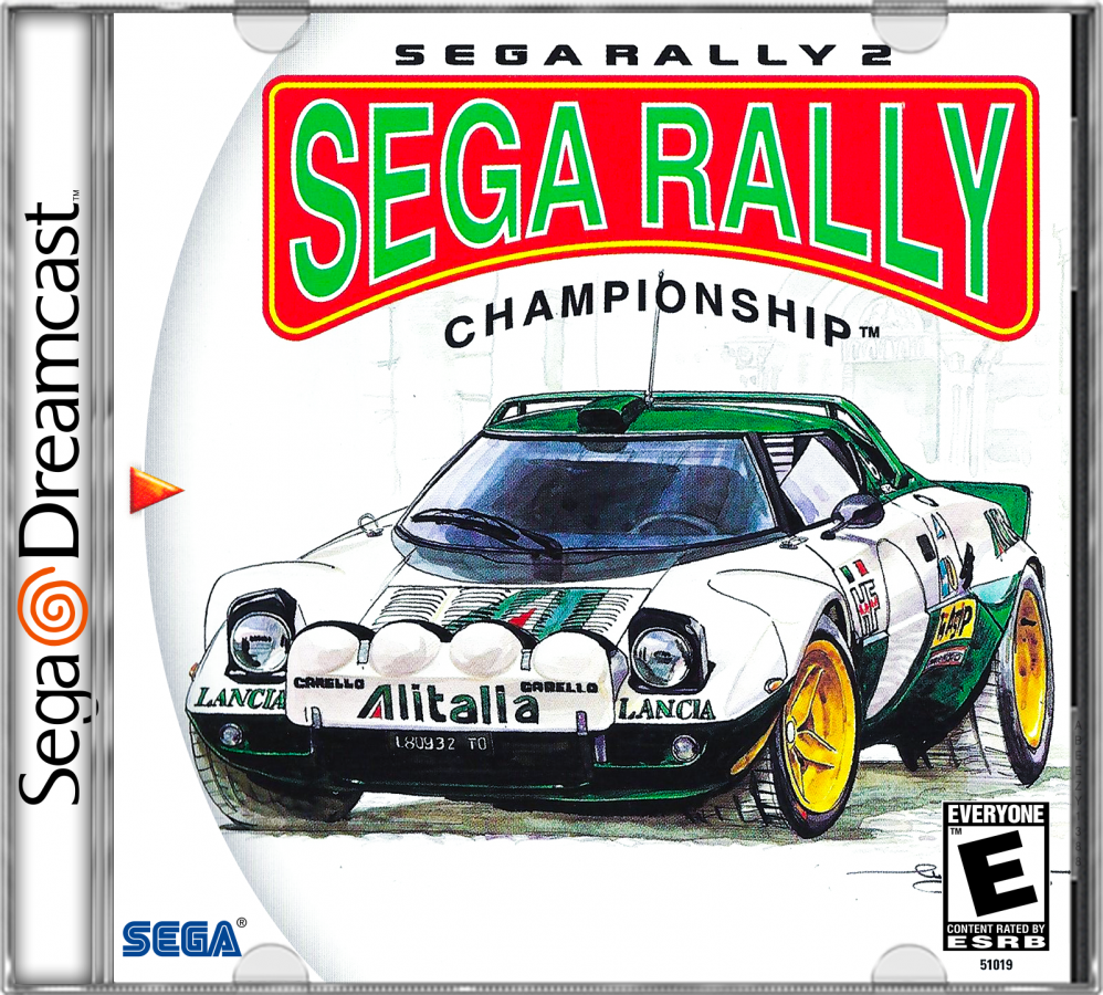 Sega Rally 2: Sega Rally Championship – Cover art for Sega Dreamcast (DC) video game