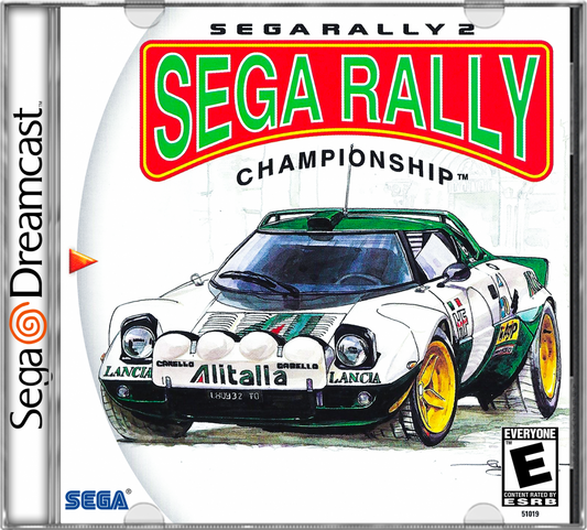 Sega Rally 2: Sega Rally Championship – Cover art for Sega Dreamcast (DC) video game