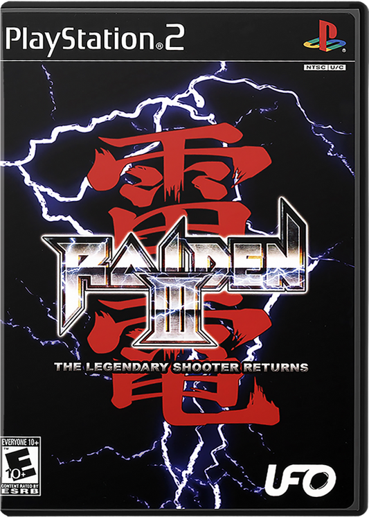 Raiden III cover art for PlayStation 2 (PS2) video game