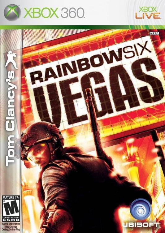 Tom Clancy's Rainbow Six: Vegas cover art for Xbox 360 (X360) video game
