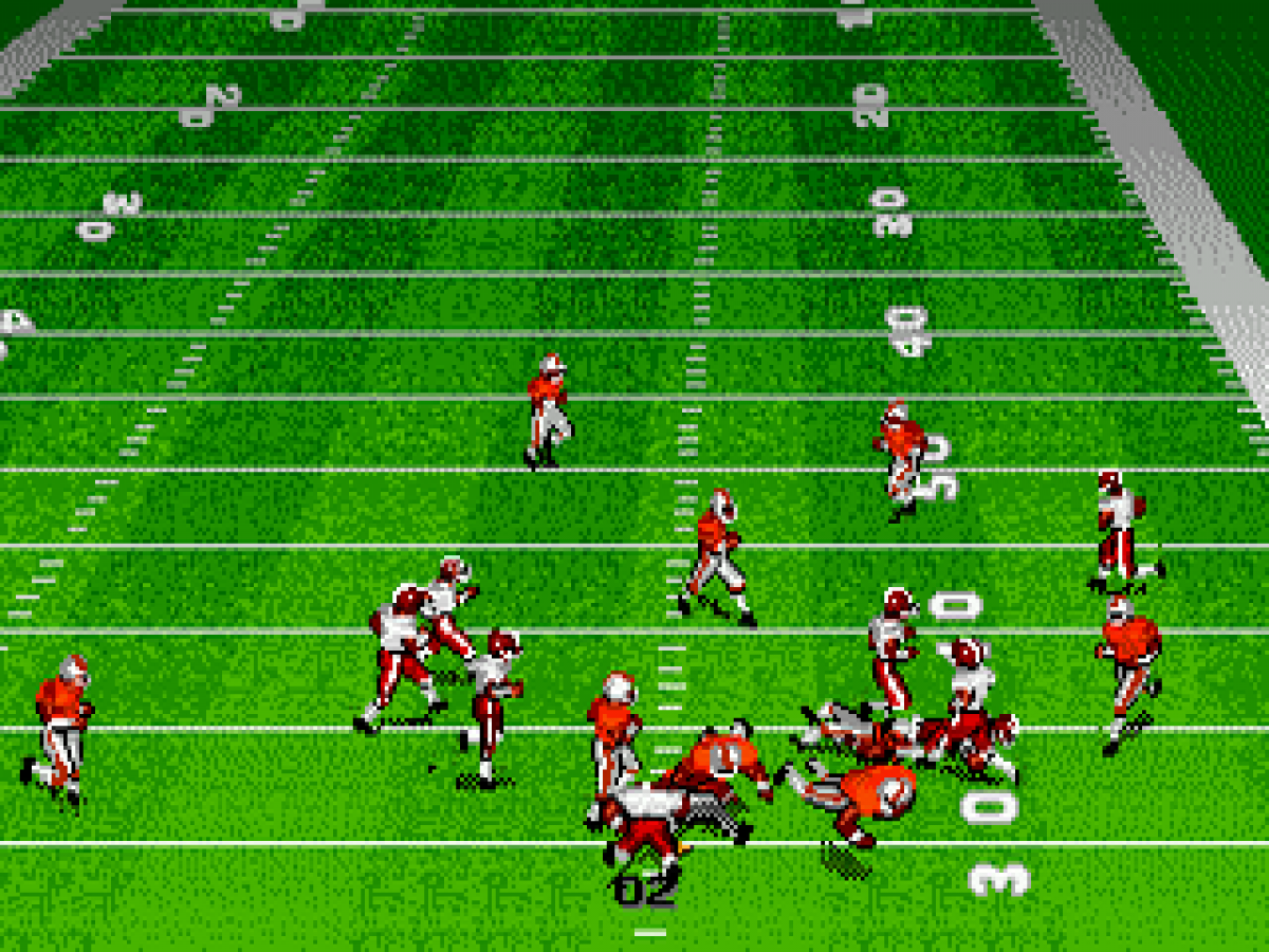 Bill Walsh College Football gameplay for Sega Genesis (GEN) video game