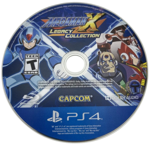 Mega Man X Legacy Collection 1+2 – PlayStation 4 (PS4) video game disc, action platformer game