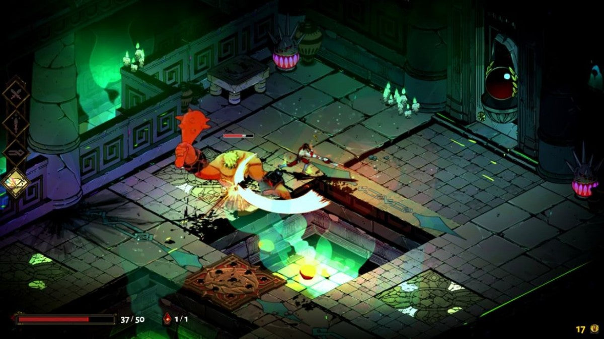 Hades Nintendo Switch game featuring fast-paced roguelike dungeon action and Greek mythology storytelling gameplay