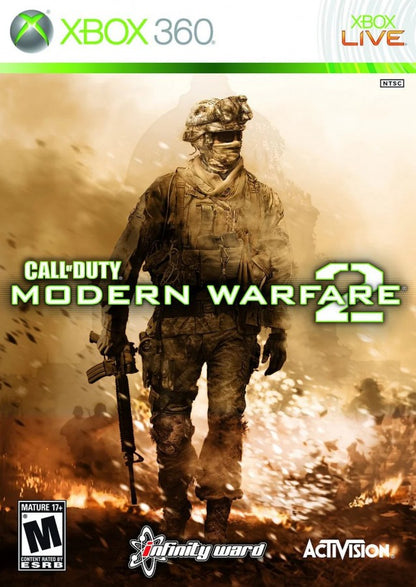 Call of Duty: Modern Warfare 2 cover art for Xbox 360 (X360) first-person shooter video game