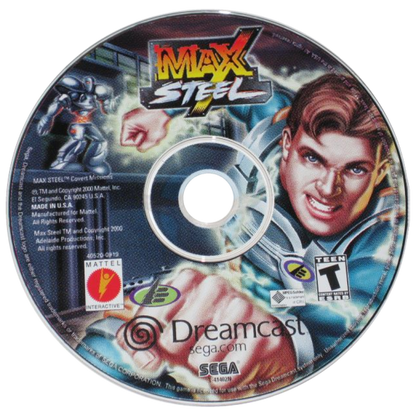 Max Steel Covert Missions Sega Dreamcast retro video game action adventure disc