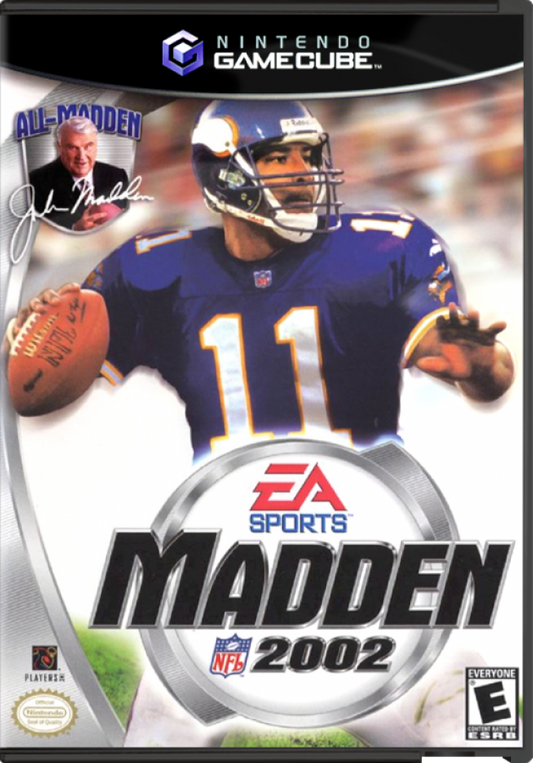 Madden NFL 2002 cover art for GameCube (GC) video game