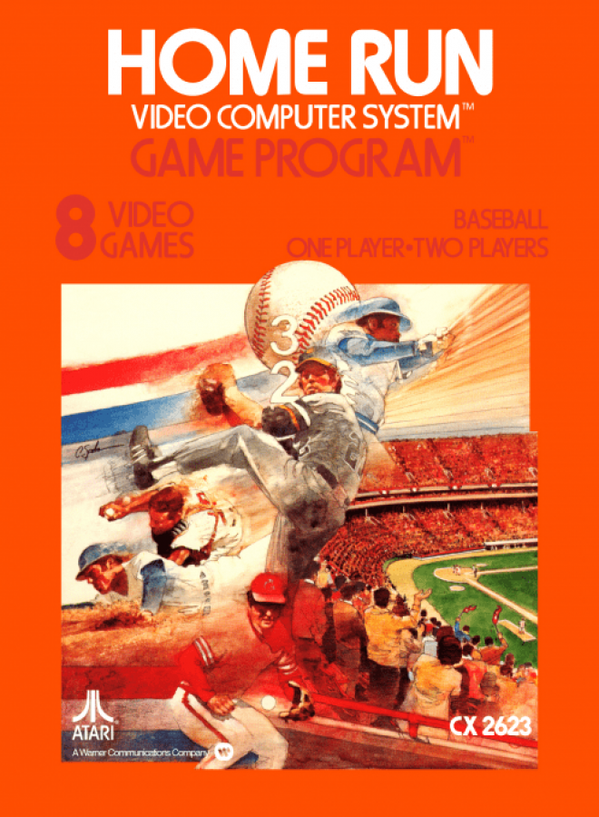 Home Run cover art for Atari 2600 (2600) video game
