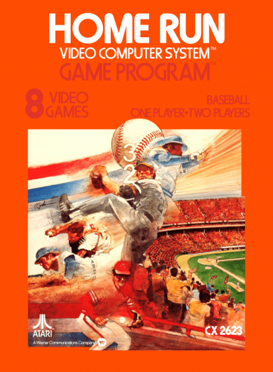 Home Run cover art for Atari 2600 (2600) video game