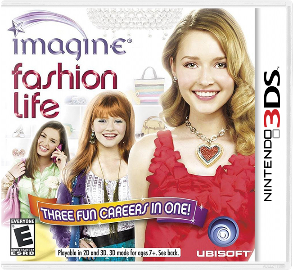 Imagine Fashion Life cover art for Nintendo 3DS (3DS) video game