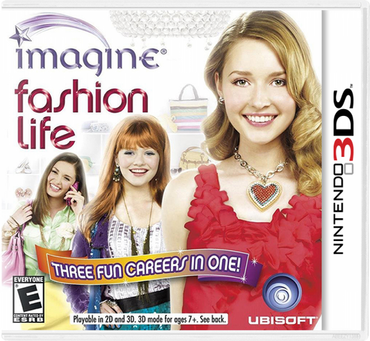 Imagine Fashion Life cover art for Nintendo 3DS (3DS) video game