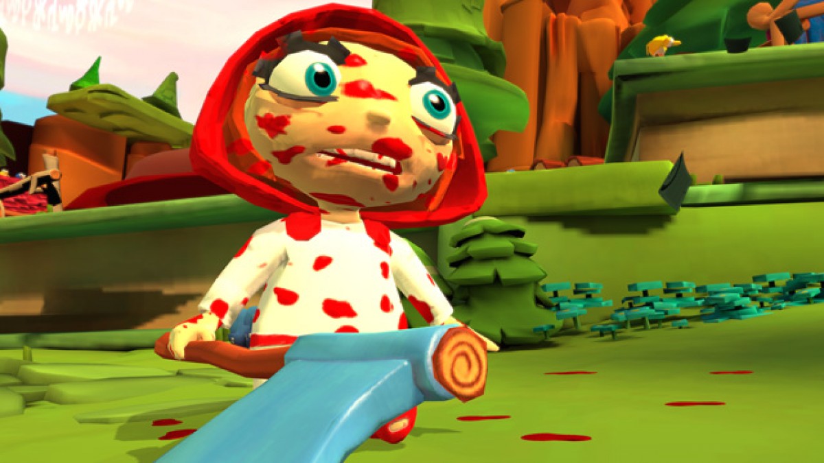 Fairytale Fights PlayStation 3 PS3 for action fighting video game fans featuring twisted fairy tale characters hack and slash combat colorful fantasy environments brutal cartoon violence weapon customization challenging enemies multiplayer battles and dark comedic storytelling collectible gaming appeal gameplay