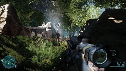 Sniper Ghost Warrior 2 Bulletproof Steelbook Edition Xbox 360 tactical sniper shooter first person FPS stealth combat military simulation precision shooting long range sniping CI Games special edition steelbook collector edition Xbox 360 software video game title gameplay