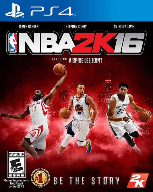 NBA 2K16 cover art for PlayStation 4 (PS4) video game