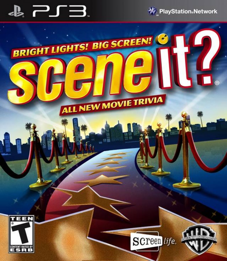 Scene It! Bright Lights! Big Screen! cover art for PlayStation 3 (PS3) video game