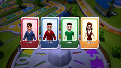 Family Game Night 3 game for the Nintendo Wii featuring digital versions of classic board games like Monopoly Twister and The Game of Life with motion controls multiplayer modes and family friendly party gameplay