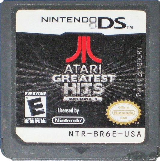 Atari's Greatest Hits Volume 1 cartridge for Nintendo DS (DS) classic arcade game compilation video game