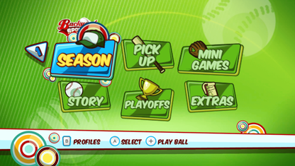 Backyard Sports: Sandlot Sluggers gameplay art for Nintendo Wii (Wii) video game