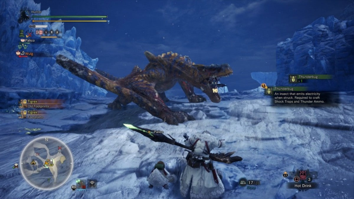 Monster Hunter World Iceborne Master Edition video game featuring expansive action RPG hunting gameplay massive monsters cooperative multiplayer all base game and Iceborne expansion content and Capcom fantasy adventure title gameplay