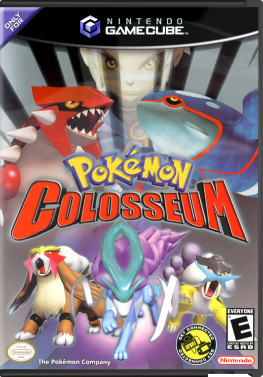 Pokémon Colosseum cover art for GameCube (GC) video game