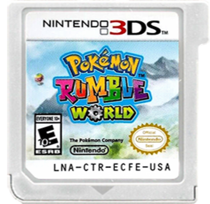 Pokémon Rumble World cartridge for Nintendo 3DS (3DS) video game