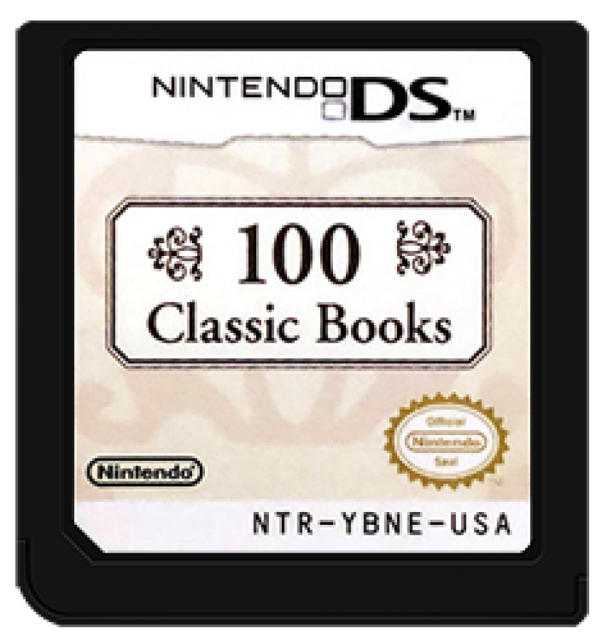 100 Classic Books cartridge art for Nintendo DS (DS) video game