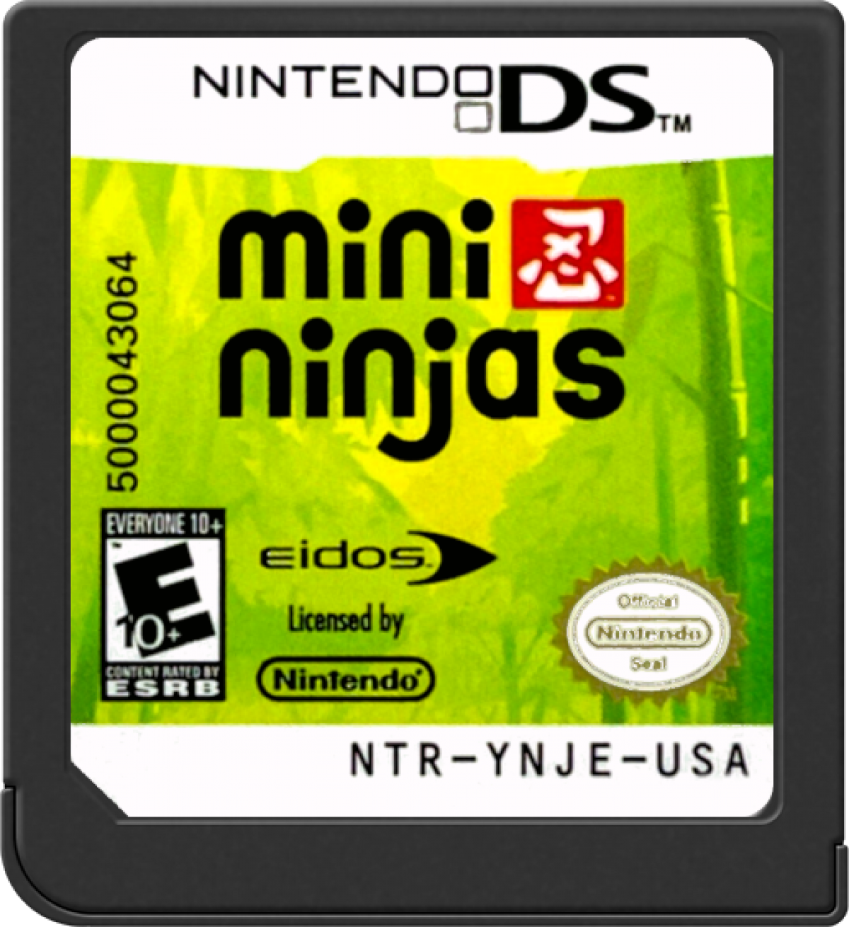 Mini Ninjas Nintendo DS for retro video game enthusiasts featuring action adventure gameplay ninja themed exploration stealth mechanics puzzle solving martial arts combat charming characters and collectible gaming appeal cartridge 