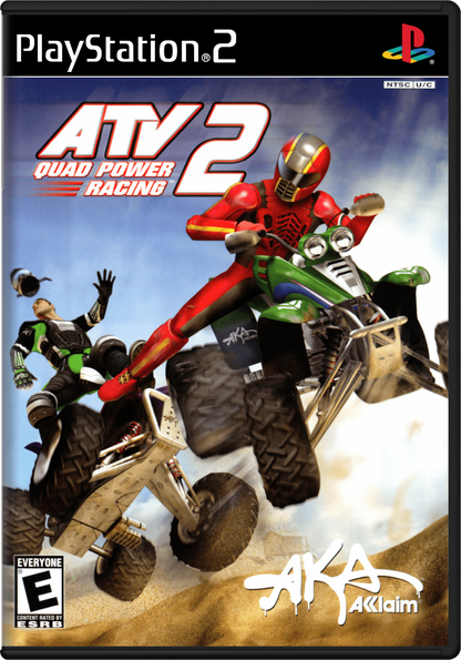 ATV Quad Power Racing 2 game featuring off-road ATV racing and stunt action gameplay cover art