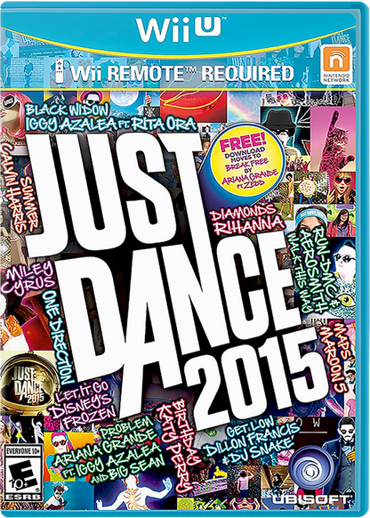Just Dance 2015 cover art for Nintendo Wii U (WiiU) video game