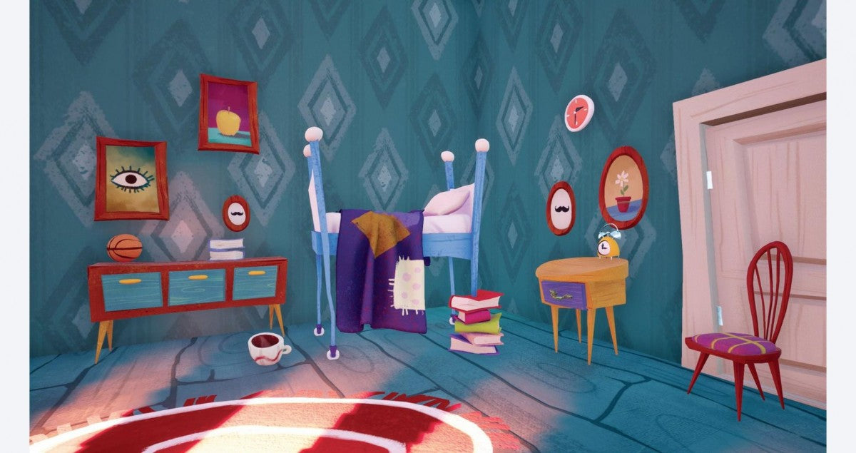 Hello Neighbor gameplay for Xbox One (XONE) stealth horror puzzle video game